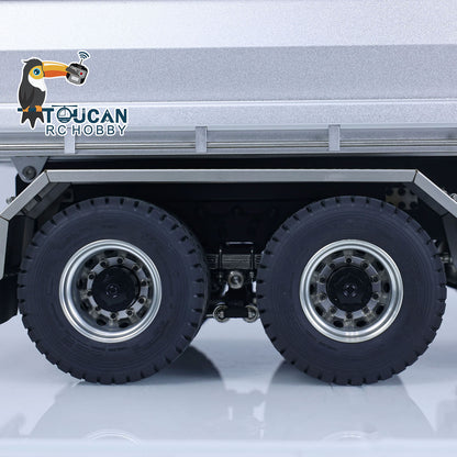 TOUCAN RC HOBBY Kabolite K3364 1/14 6X6 Hydraulic RC Dump Truck RTR Remote Control Tipper Vehicle Model 2-Speed Gearbox Lights Sound System