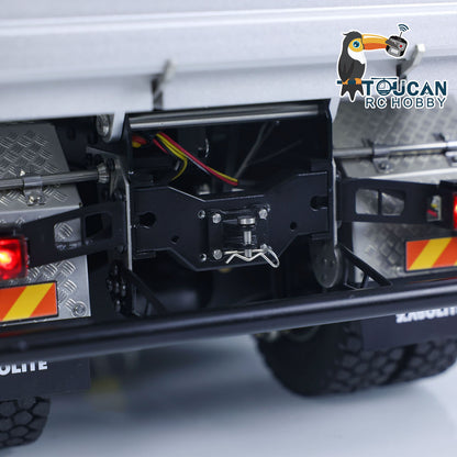 TOUCAN RC HOBBY Kabolite K3364 1/14 6X6 Hydraulic RC Dump Truck RTR Remote Control Tipper Vehicle Model 2-Speed Gearbox Lights Sound System