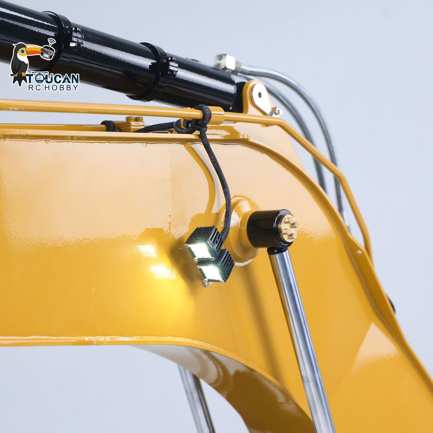 USA Pre-Order by the sea 1/14 Hydraulic RC Metal Excavator 6015B Remote Control Heavy Duty Diggers Model Cab Liquid Crystal Display Light Radio Servo Motor