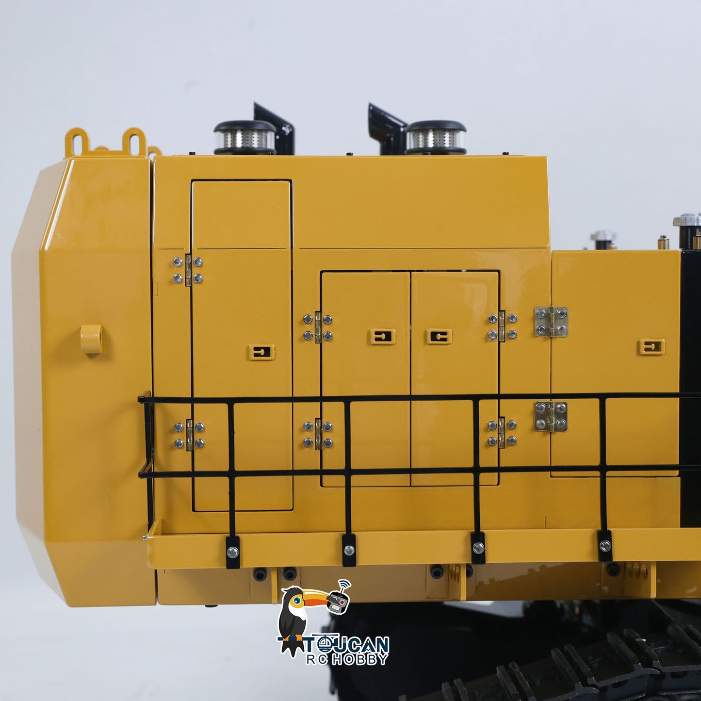 USA Pre-Order by the sea 1/14 Hydraulic RC Metal Excavator 6015B Remote Control Heavy Duty Diggers Model Cab Liquid Crystal Display Light Radio Servo Motor