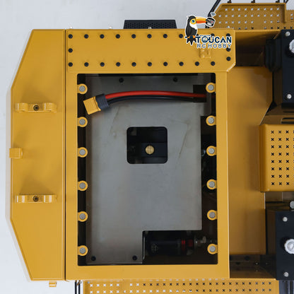 USA Pre-Order by the sea 1/14 Hydraulic RC Metal Excavator 6015B Remote Control Heavy Duty Diggers Model Cab Liquid Crystal Display Light Radio Servo Motor