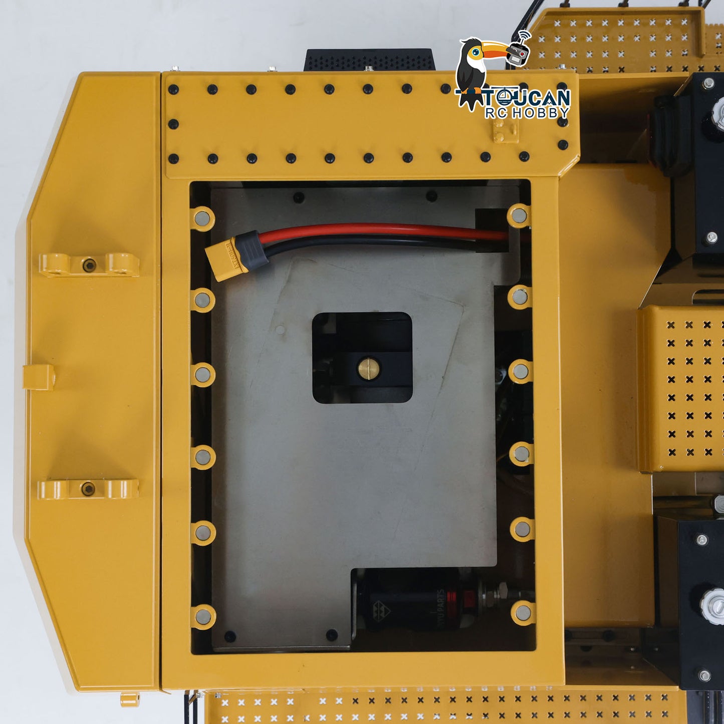 RTR 1/14 Hydraulic RC Excavator 6015B Metal Remote Control Digger Heavy Duty Model Construction Vehicle Flysky PL18EV Lite