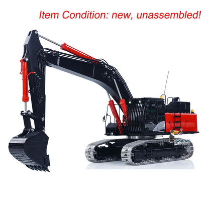 LESU Aoue ZX490 1/14 Remote Control Hydraulic Excavator KIT CNC Metal RC Digger Car 6CH Valve Light Brushless Pump Motor Model