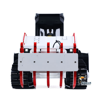 TOUCAN RC HOBBY D155AX 1/12 Metal RC Hydraulic Bulldozer RTR 7-Channel Valve Brushless Motor 5-Shank Rear Plow Light Sound for Model Enthusiast