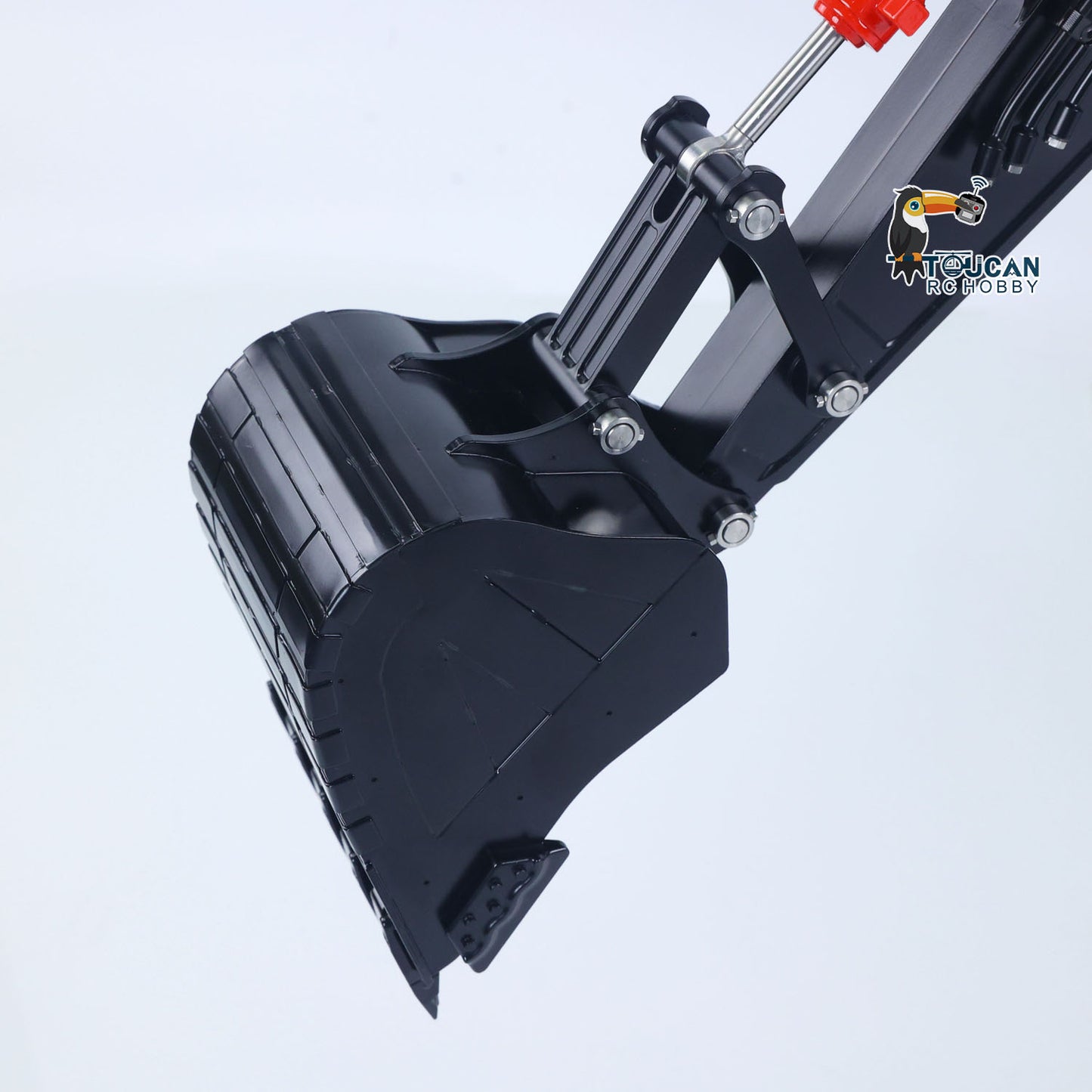 LESU Aoue ZX490 1/14 Metal RC Hydraulic Excavator B0026 6-Channel Directional Valve 360 Degrees Continuous Rotation High-torque Drive Wheels Lighting System