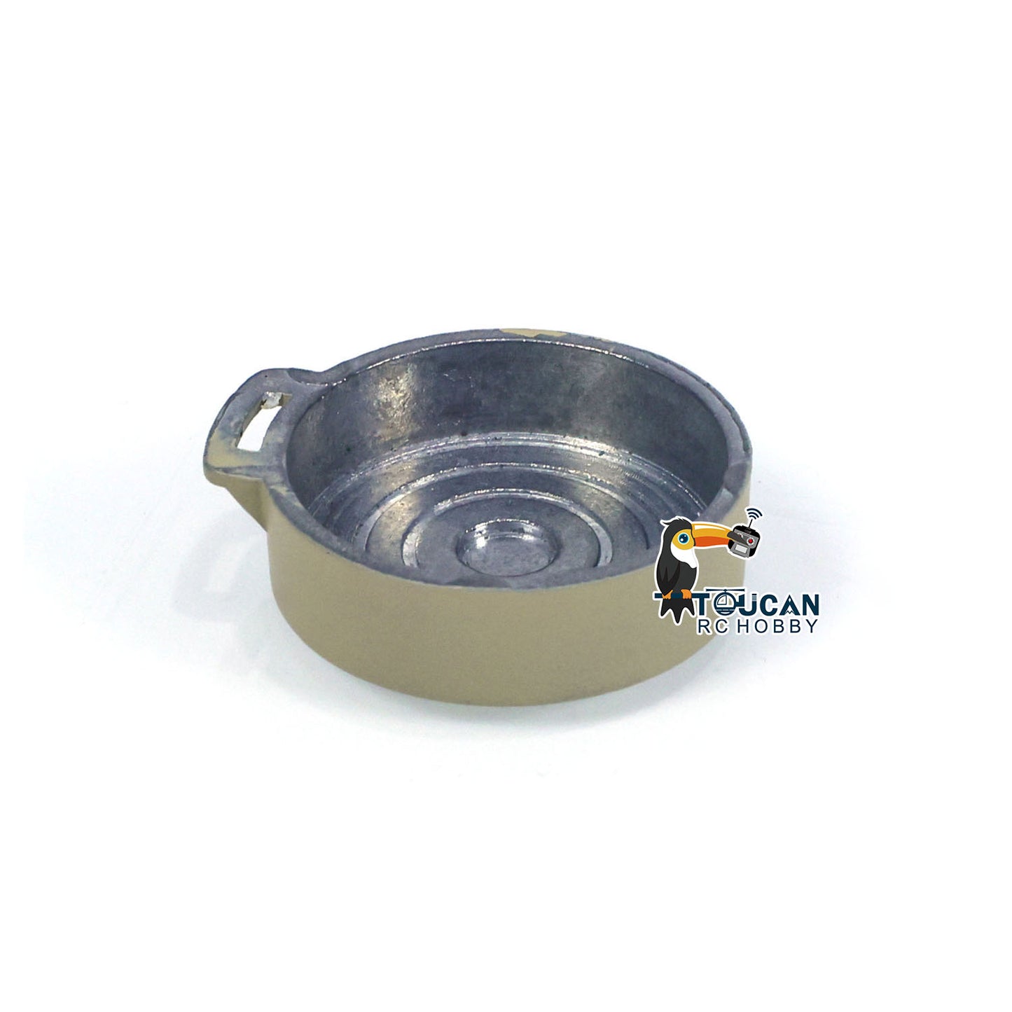 Metal Pan Decorative Pot for 1/16 RC Battle Tank Radio Control Panzer M1A2 Abrams 3918 DIY Parts Painted Hobby Model