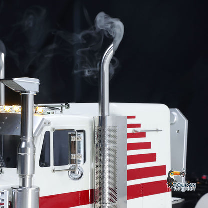 TOUCAN TAMIYA 8X4 1/14 RC Tractor Truck 56344 Grand Hauler Remote Control Lorry Car Mid Lift Axle Chassis Suspension ST8 Radio