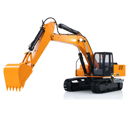 US Stock JDMODEL 1/12 Hydraulic Excavator 4200XL Assembled Tripper Bucket RC Hobby Grade Truck Pump Tube Tracks Radio W/O Battery Sound