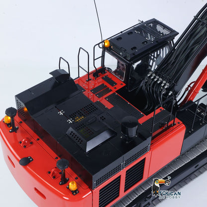 LESU Aoue ZX490 1/14 Remote Control Hydraulic Excavator KIT CNC Metal RC Digger Car 6CH Valve Light Brushless Pump Motor Model