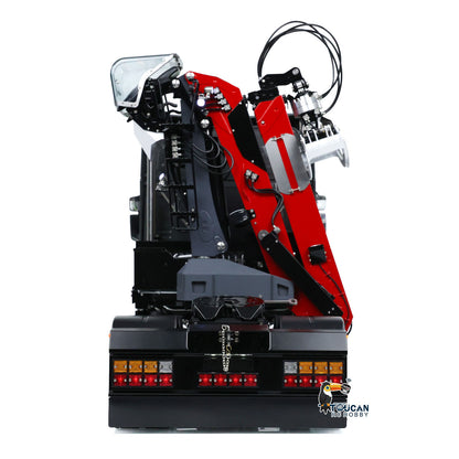 Toucan Metal 6X6 Chassis 1/14 Radio Control Tractor Truck 770S Hydraulic Crane DIY Lorry RC Electric Vehicle Model Light Motor