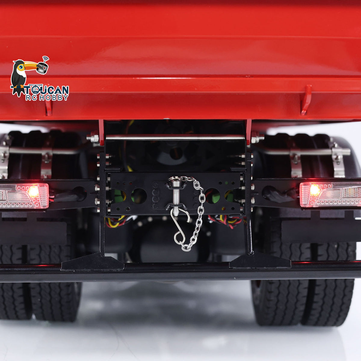 TOUCAN RC HOBBY LXY 1/14 4x4 RC Hydraulischer Muldenkipper ferngesteuerter Metall-Kipper elektrisches Modell mit 3-Gang-Schaltgetriebe