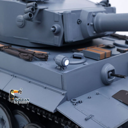 TOUCAN RC HOBBY Henglong 1/16 TK7.0 Plastic German Tiger I RTR RC Tank 3818 with Steel Gearbox Metal Barrel Recoil 360 Degrees Turret BB Unit Infrared Combat