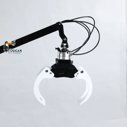 Toucan Metal 6X6 Chassis 1/14 Radio Control Tractor Truck 770S Hydraulic Crane DIY Lorry RC Electric Vehicle Model Light Motor