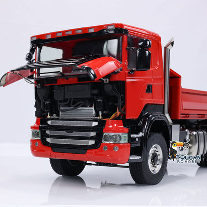 TOUCAN RC HOBBY LXY 1/14 4x4 RC Hydraulischer Muldenkipper ferngesteuerter Metall-Kipper elektrisches Modell mit 3-Gang-Schaltgetriebe