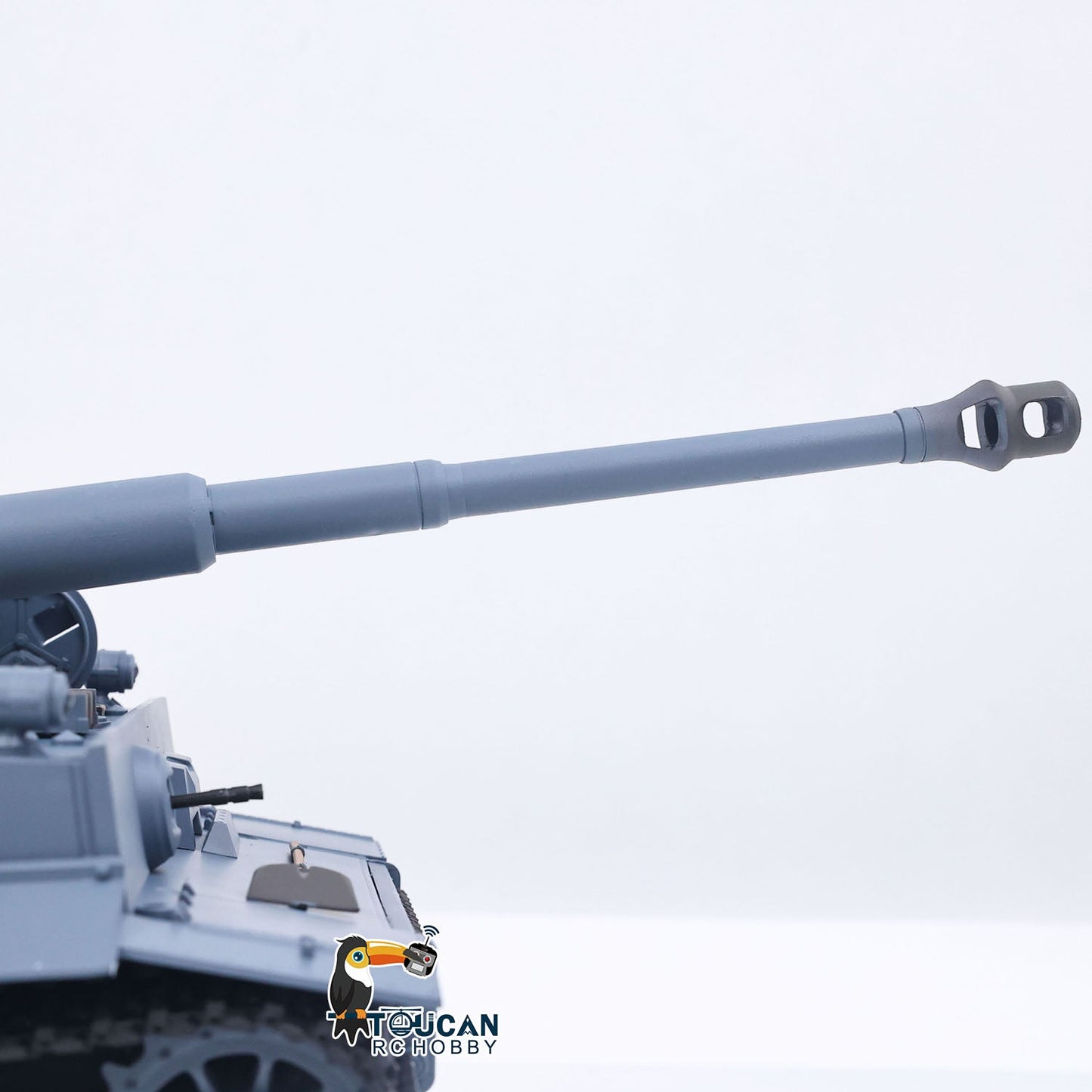 TOUCAN RC HOBBY Henglong 1/16 TK7.0 Plastic German Tiger I RTR RC Tank 3818 with Steel Gearbox Metal Barrel Recoil 360 Degrees Turret BB Unit Infrared Combat