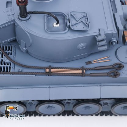 TOUCAN RC HOBBY Henglong 1/16 TK7.0 Plastic German Tiger I RTR RC Tank 3818 Infrared Combat BB Sounds Lights Smoke Model Metal Barrel Recoil