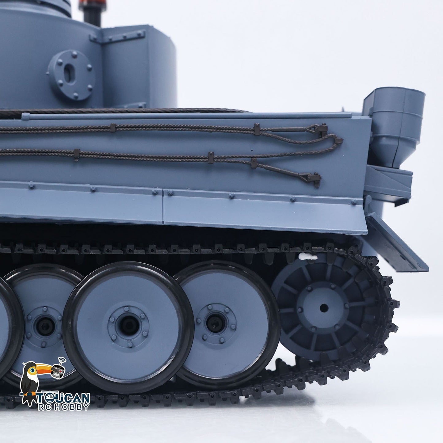 TOUCAN RC HOBBY Henglong 1/16 TK7.0 Plastic German Tiger I Panther RTR RC Tank 3818/3819 360 Degrees Turret Infrared Combat BB Sounds Lights Smoke Model