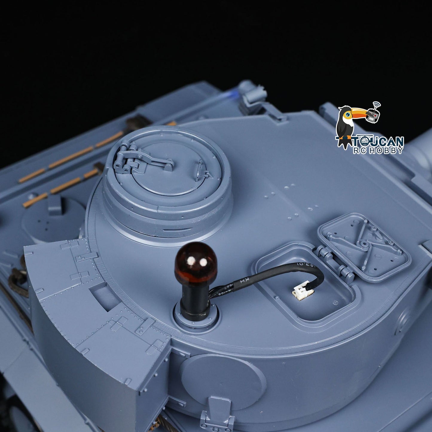 TOUCAN RC HOBBY Henglong 1/16 TK7.0 Plastic German Tiger I Panther RTR RC Tank 3818/3819 360 Degrees Turret Infrared Combat BB Sounds Lights Smoke Model
