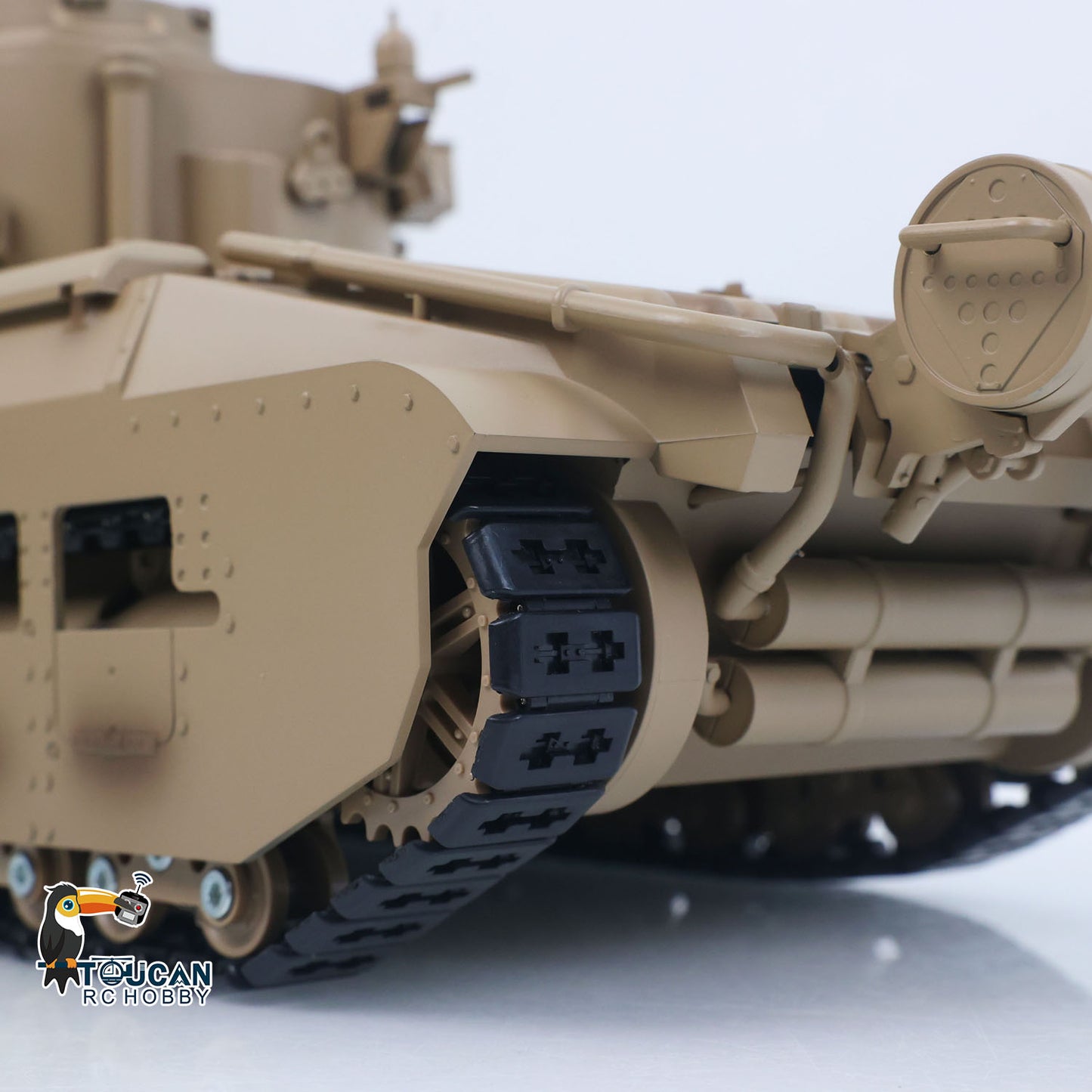 Fast Free Shipping for EU Tongde 1/16 Remote Control Military Tank Matilda III IV Turret Rotation 320 Degree IR Lights Sounds RC Electric Model Smoke Unit