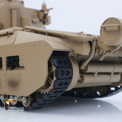 Fast Free Shipping for EU Tongde 1/16 Remote Control Military Tank Matilda III IV Turret Rotation 320 Degree IR Lights Sounds RC Electric Model Smoke Unit
