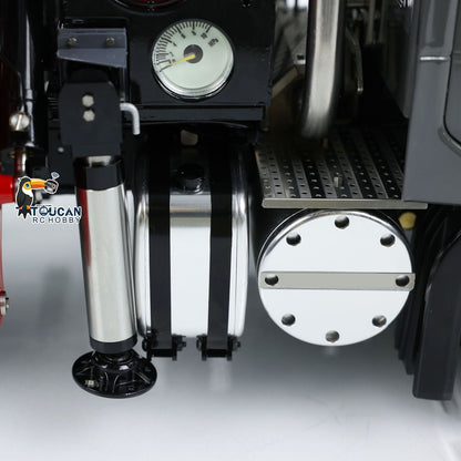 Toucan Metal 6X6 Chassis 1/14 Radio Control Tractor Truck 770S Hydraulic Crane DIY Lorry RC Electric Vehicle Model Light Motor