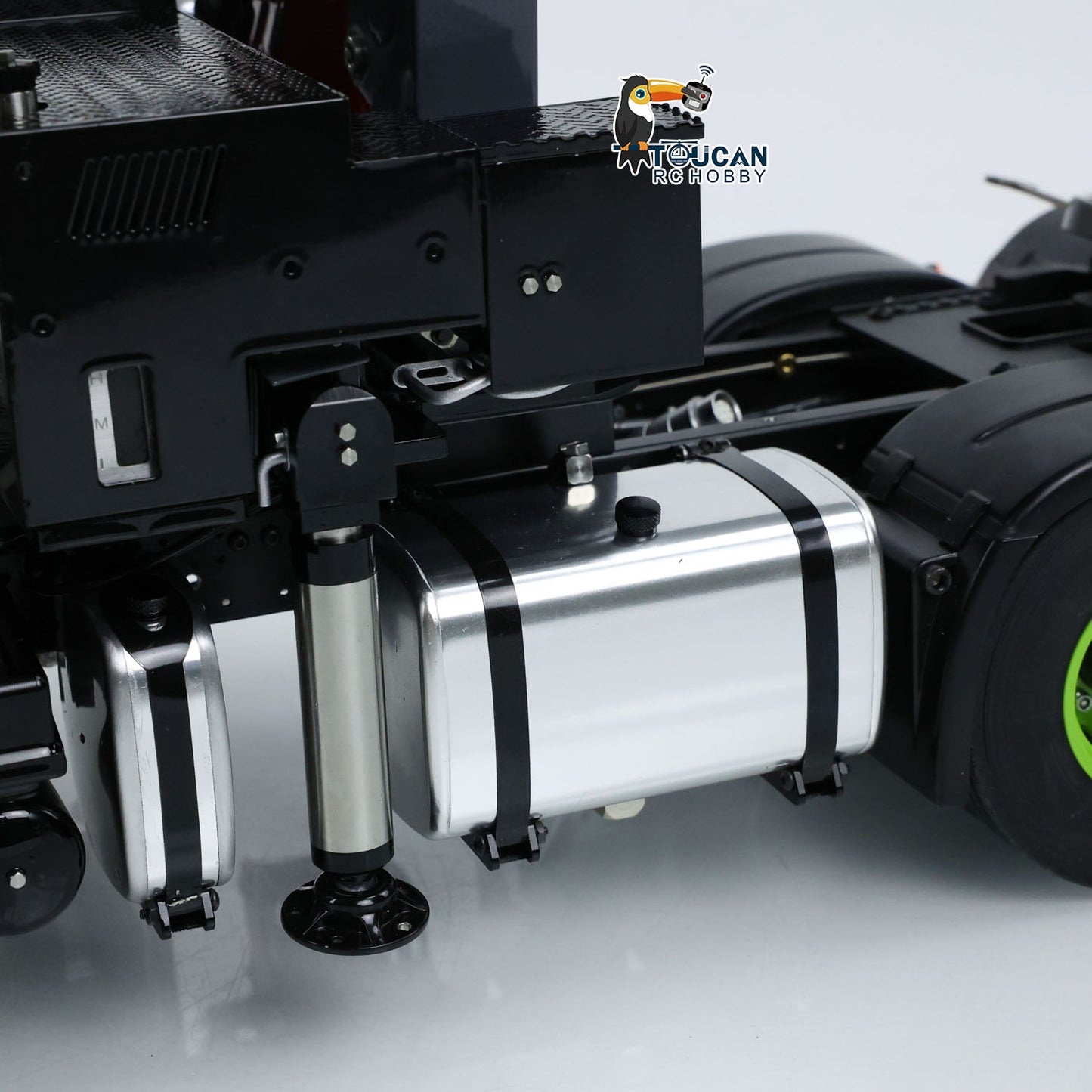 Toucan Metal 6X6 Chassis 1/14 Radio Control Tractor Truck 770S Hydraulic Crane DIY Lorry RC Electric Vehicle Model Light Motor