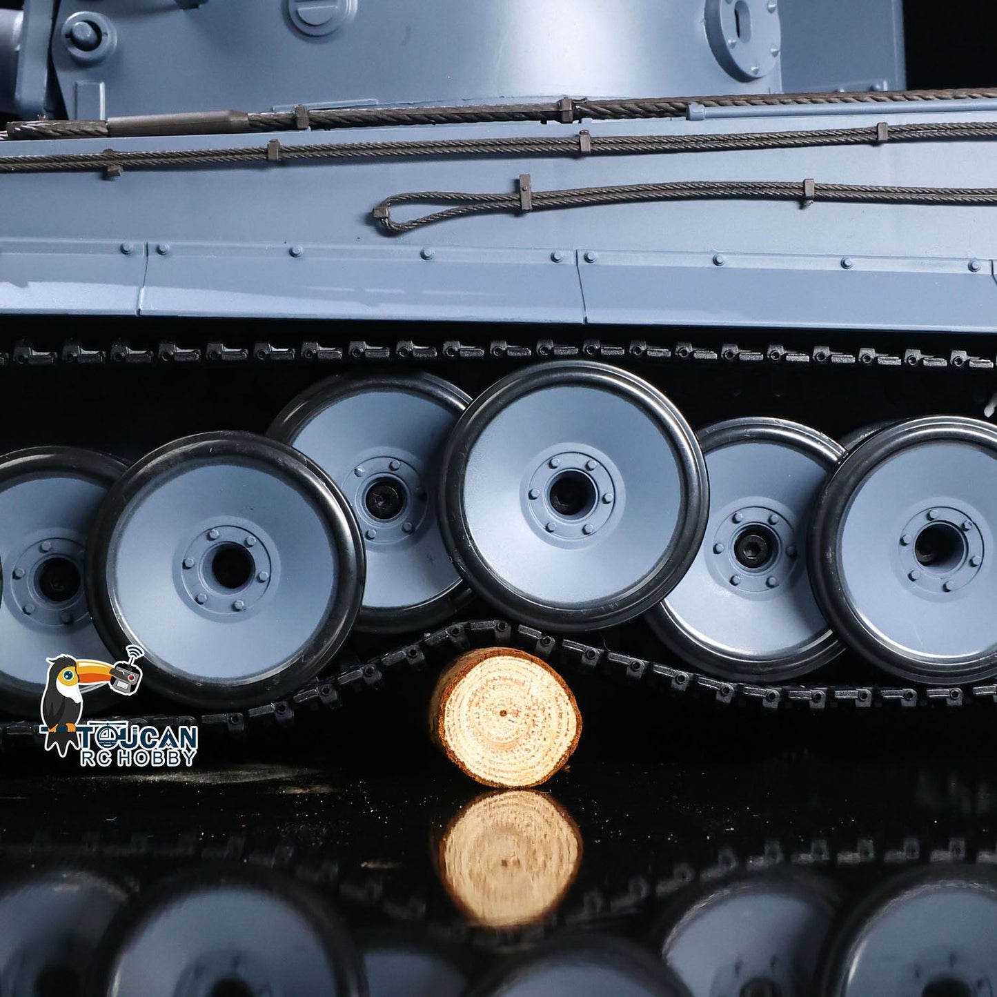 TOUCAN RC HOBBY Henglong 1/16 TK7.0 Plastic German Tiger I RTR RC Tank 3818 Infrared Combat BB Sounds Lights Smoke Model Metal Barrel Recoil