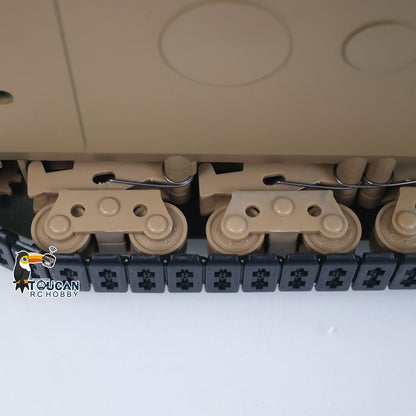 US Stock Tongde 1/16 Remote Control Military Tank Matilda III IV Turret Rotation 320 Degree IR Lights Sounds RC Electric Model Smoke Unit
