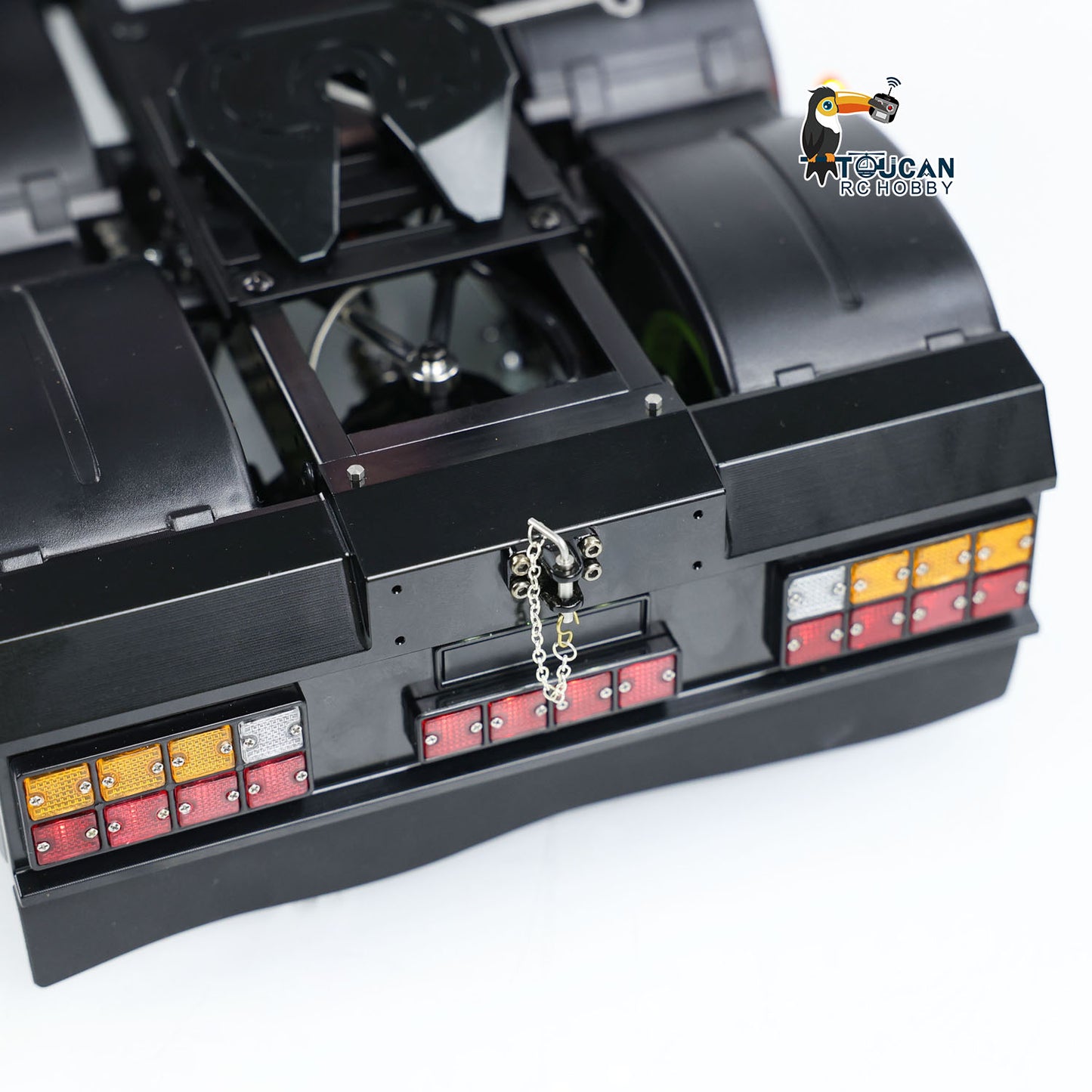 Toucan Metal 6X6 Chassis 1/14 Radio Control Tractor Truck 770S Hydraulic Crane DIY Lorry RC Electric Vehicle Model Light Motor