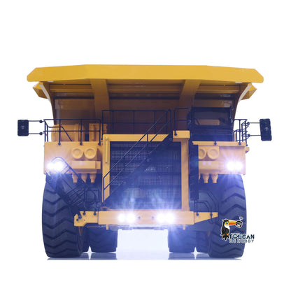 Toucanhobby 793D 1/20 Metal RC Hydraulic Mining Truck FS-i6X Radio Controller Spring Suspension Differential Rear Axle Light Warning Sound for Construction Model Collectors