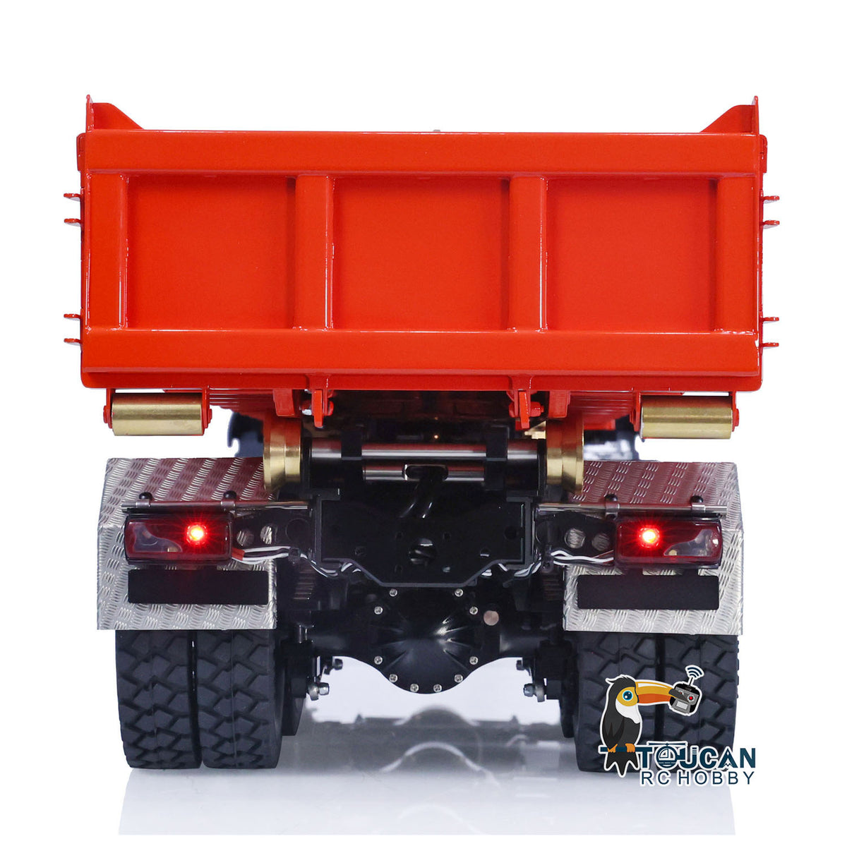 TOUCAN RC HOBBY LESU 1/14 TGS 8*8 RC Hydraulic Dumper Truck Lorry Remote Control Tipper Lights Sound Two Speed ESC Motor 3T Differential Lock Steering Servo