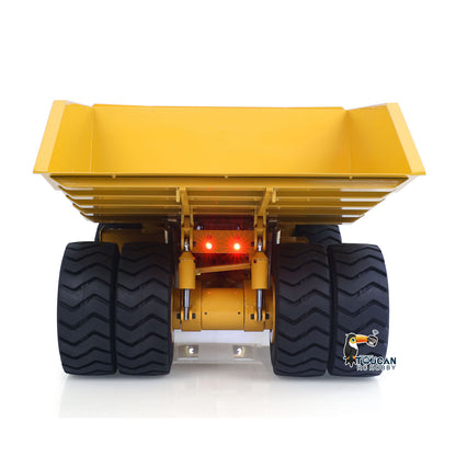 Toucanhobby 793D 1/20 Metal RC Hydraulic Mining Truck FS-i6X Radio Controller Spring Suspension Differential Rear Axle Light Warning Sound for Construction Model Collectors