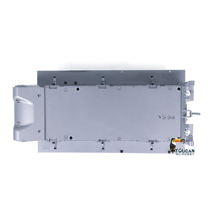 Metal Chassis with Metal Smoke Unit Switch for Henglong 1/16 RC Tank 3898 USA M4A3 Sherman Model Military Armored Car Adults Toy