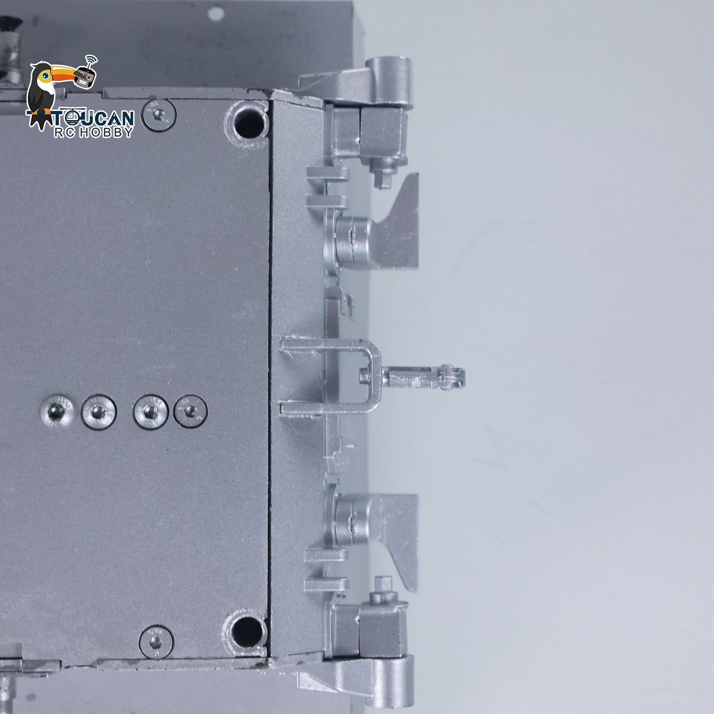 Metal Chassis with Metal Smoke Unit Switch for Henglong 1/16 RC Tank 3898 USA M4A3 Sherman Model Military Armored Car Adults Toy