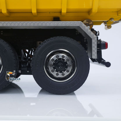 TOUCAN RC HOBBY LXY 1/14 8x8 RC Hydraulic Dumper Car Roll Off Full Dump Rear Axle Steering with U-shaped High Short Standard Bucket Timber Flatbed