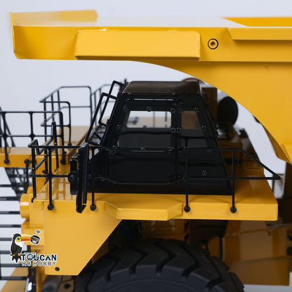 Toucanhobby 793D 1/20 Metal RC Hydraulic Mining Truck FS-i6X Radio Controller Spring Suspension Differential Rear Axle Light Warning Sound for Construction Model Collectors