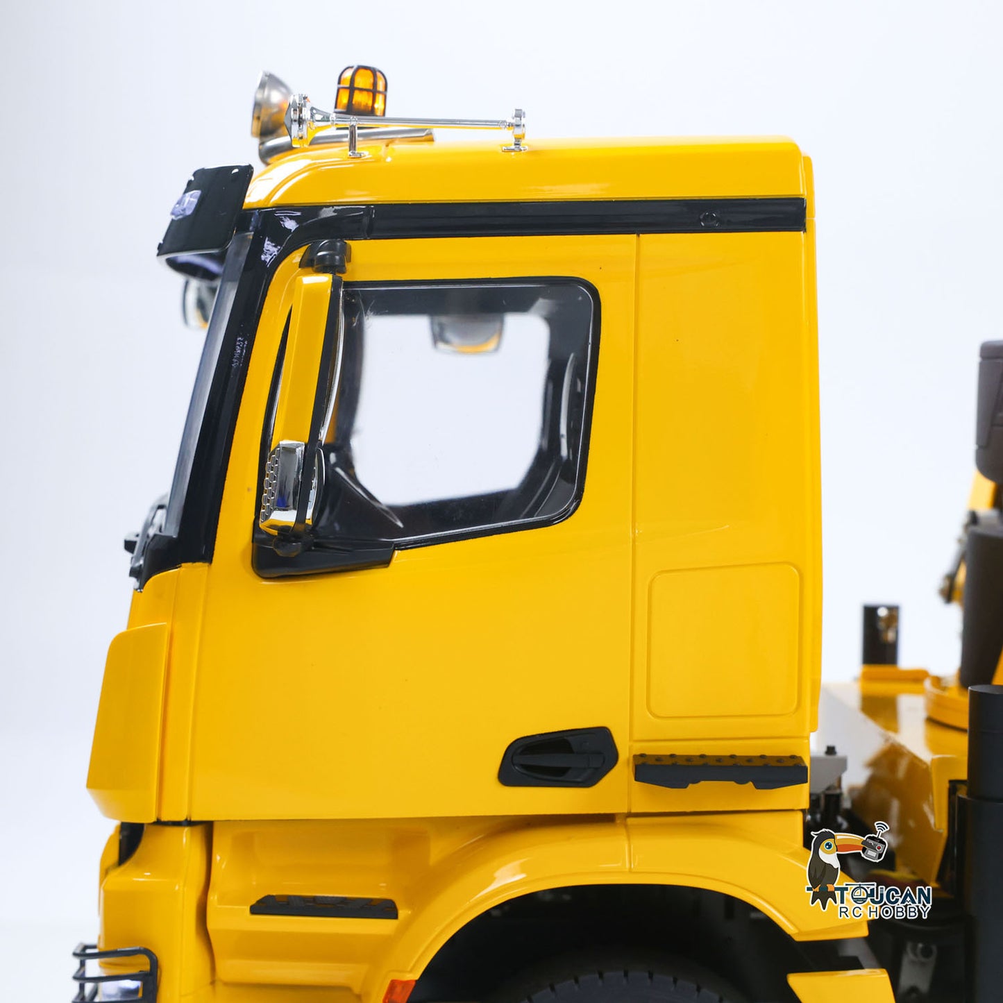 1/14 10x10 Radio Controlled Hydraulic Crane Dump BZ Metal Lorry Car Rear Axle Steering 2mm Piping System Replaceable Bucket