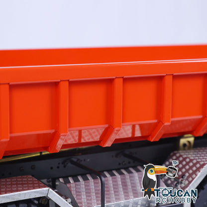 TOUCAN RC HOBBY LESU 1/14 TGS 8*8 RC Hydraulic Dumper Truck Lorry Remote Control Tipper Lights Sound Two Speed ESC Motor 3T Differential Lock Steering Servo