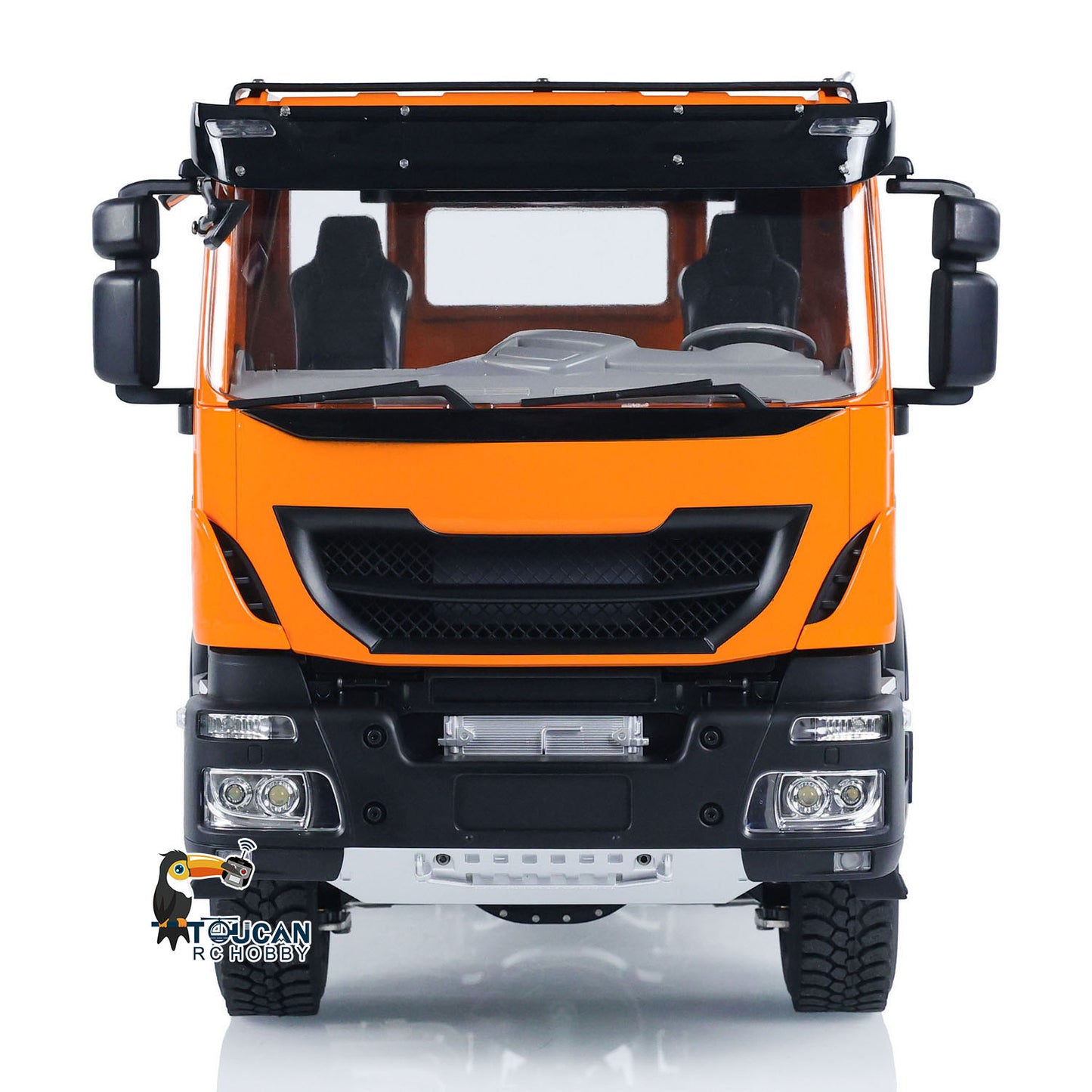 1/14 6x6 RC Tractor Radio Controlled Truck 2-speed Transmission Car Sounds Lights Metal Chassis Servo ESC Motor DIY