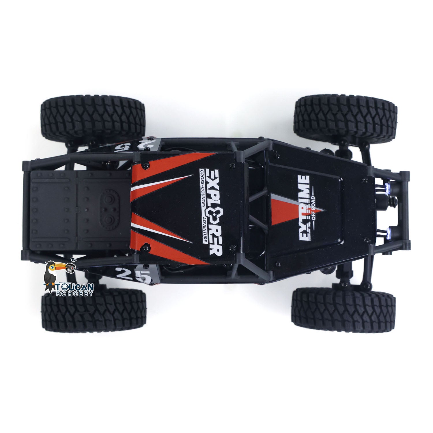 TOUCAN RC HOBBY UDIRC 1/24 Nylon 4WD RC Rock Crawler UCX2405PRO Radio