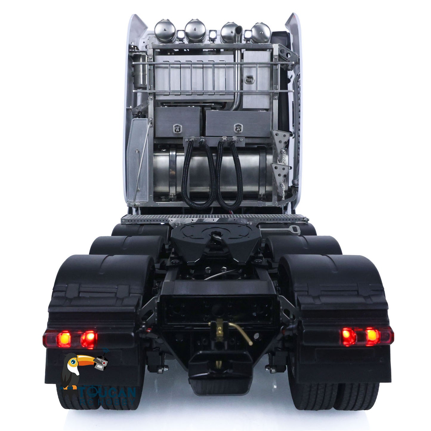 8x8 TOUCAN Metal Chassis Lock Differential 4Axles 1/14 RC Tractor Truck DIY 3363 Radio Control Lorry Car Model Motor ESC Servo