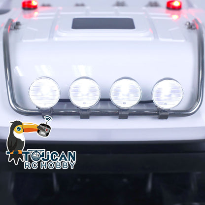 8x8 TOUCAN Metal Chassis Lock Differential 4Axles 1/14 RC Tractor Truck DIY 3363 Radio Control Lorry Car Model Motor ESC Servo