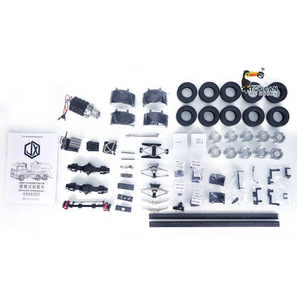JXModel VL18U F2000 K3363 Cabin 1/14 Metal 6x4 RC Hydraulic Skip Loader KIT Swing Arm Dump Garbage Truck 4-Way Valve 2-Speed Gearbox for Hobby Builders