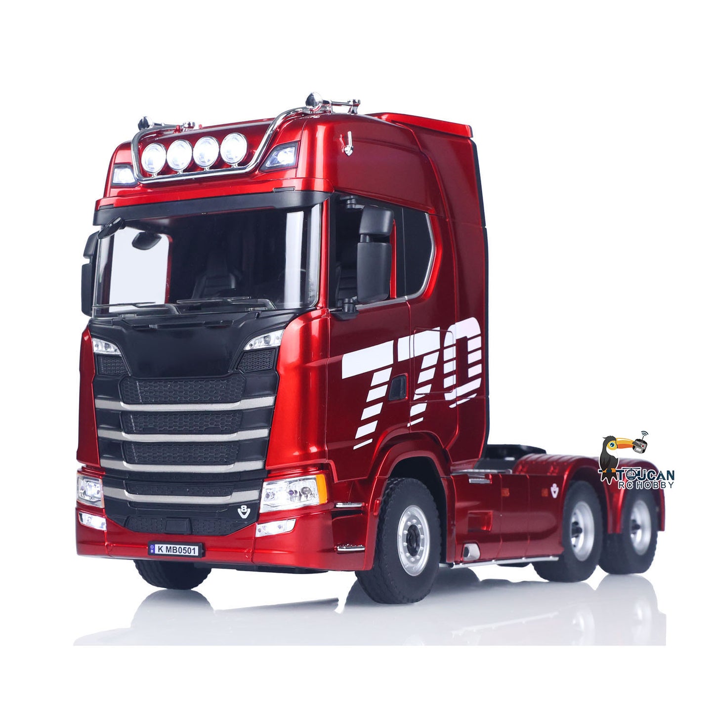 Fast Free Shipping 770S Plastic 1/18 RC Tractor Truck Toys Finished Model RTR 7.4V Battery Radio 19CH Light Sound Effects Remote Control Lorry Car