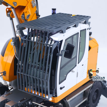 TOUCAN RC HOBBY CUT RC Hobby 4WD LR914 PRO MAX Metal 1/14 RC Hydraulic Wheeled Excavator 11-ways Valve Wrist Quick Coupler RTR RC Digger PL18EV Lite Battery