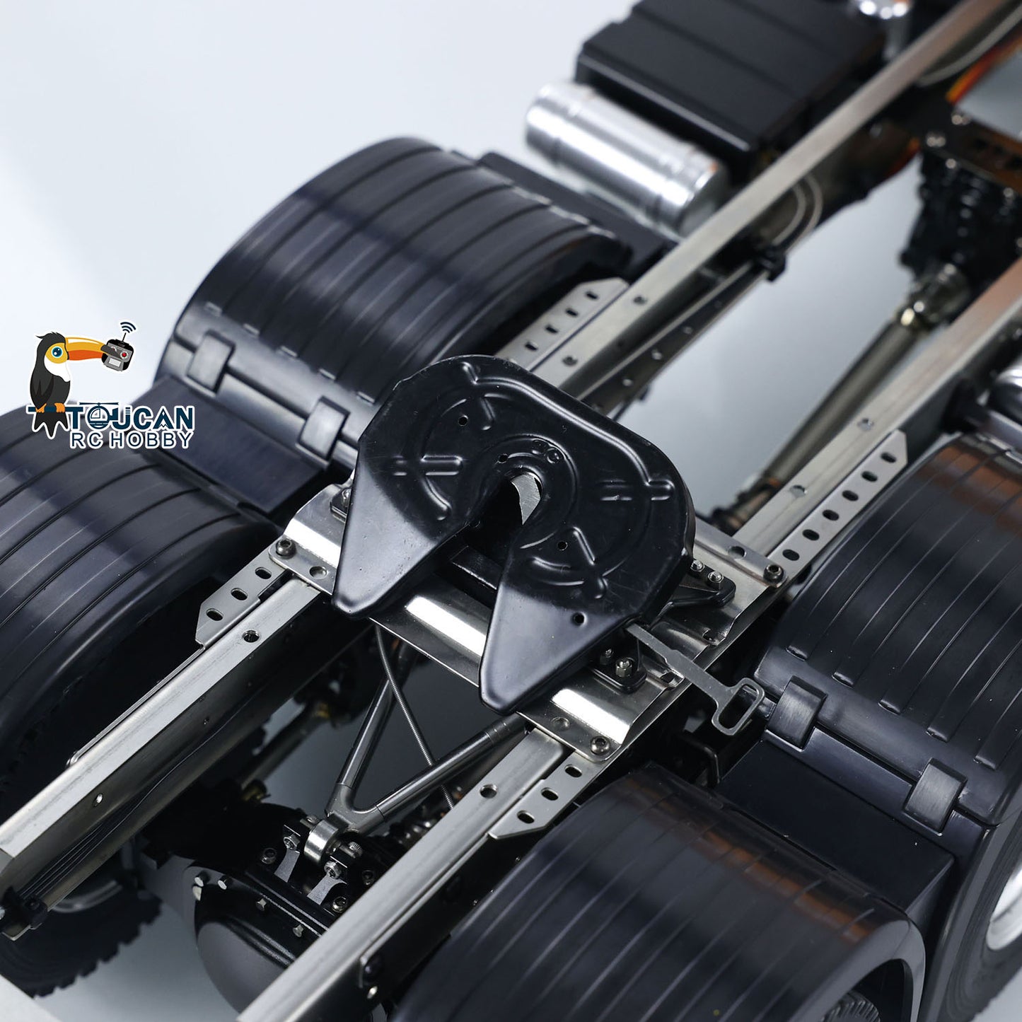 1/14 6x6 RC Tractor Radio Controlled Truck 2-speed Transmission Car Sounds Lights Metal Chassis Servo ESC Motor DIY