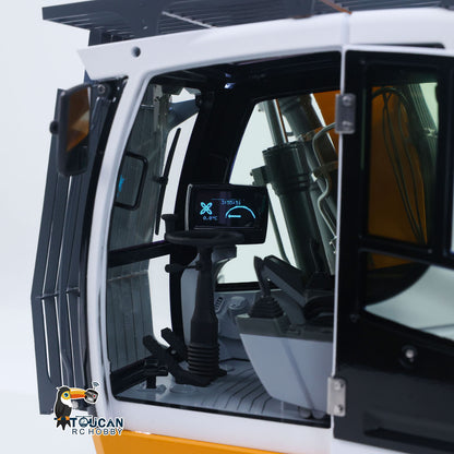 LR914 PRO MAX Metal 4WD 1/14 RC Hydraulic Wheeled Excavator 11-ways Valve RTR Radio Controlled Digger PL18EV Lite Battery Light