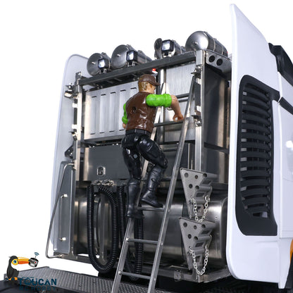 8x8 TOUCAN Metal Chassis Lock Differential 4Axles 1/14 RC Tractor Truck DIY 3363 Radio Control Lorry Car Model Motor ESC Servo