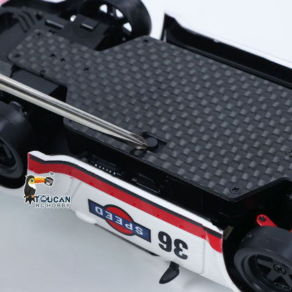 TOUCAN RC HOBBY US Stock 25KM/H High Speed 4x4 Plastic JIABAILE 1/36 RC Drift Car 3613 Gyroscope CNC C-hubs Indoor Outdoor Mini Racing Vehicle Battery Radio
