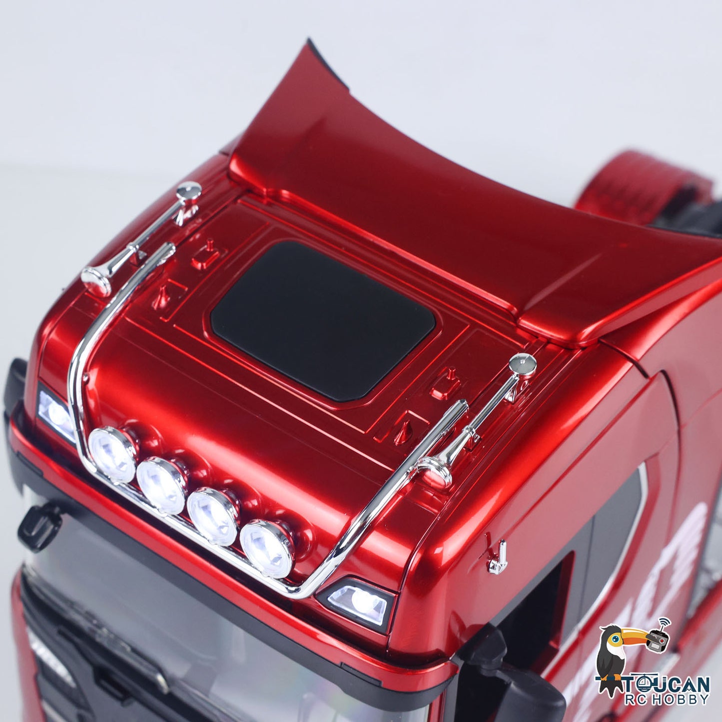 UK Stock 770S Plastic 1/18 RC Tractor Truck Toys Finished Model RTR 7.4V Battery Radio 19CH Light Sound Effects Remote Control Lorry Car